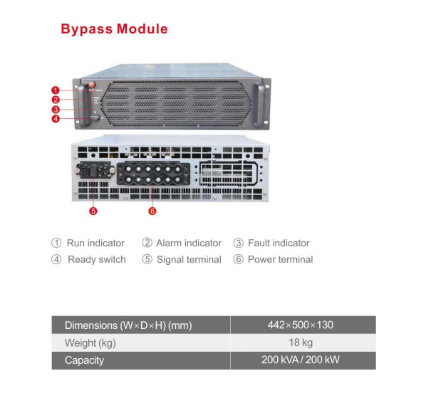 Bộ lưu điện UPS Hyundai HD-25RM4 100kVA Modular 3 pha