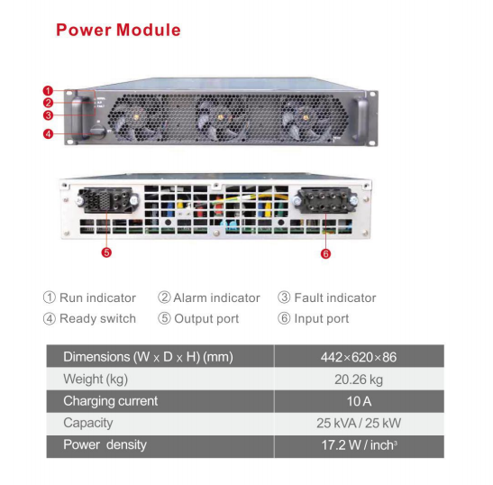 Bộ lưu điện UPS Hyundai HD-25RM6 150kVA Modular 3 pha