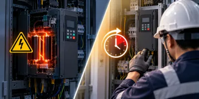 Mất điện hoàn toàn trên Biến tần Delta VFD-E: cảnh báo điện áp nguy hiểm vẫn còn sau 10 phút tắt điện, và quy trình an toàn trước khi chạm vào máy