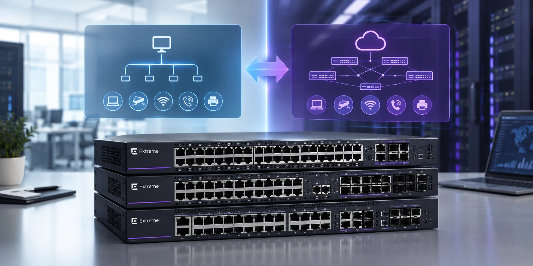 Extreme Networks 5520 Series: Switch Universal Edge/Aggregation cho doanh nghiệp