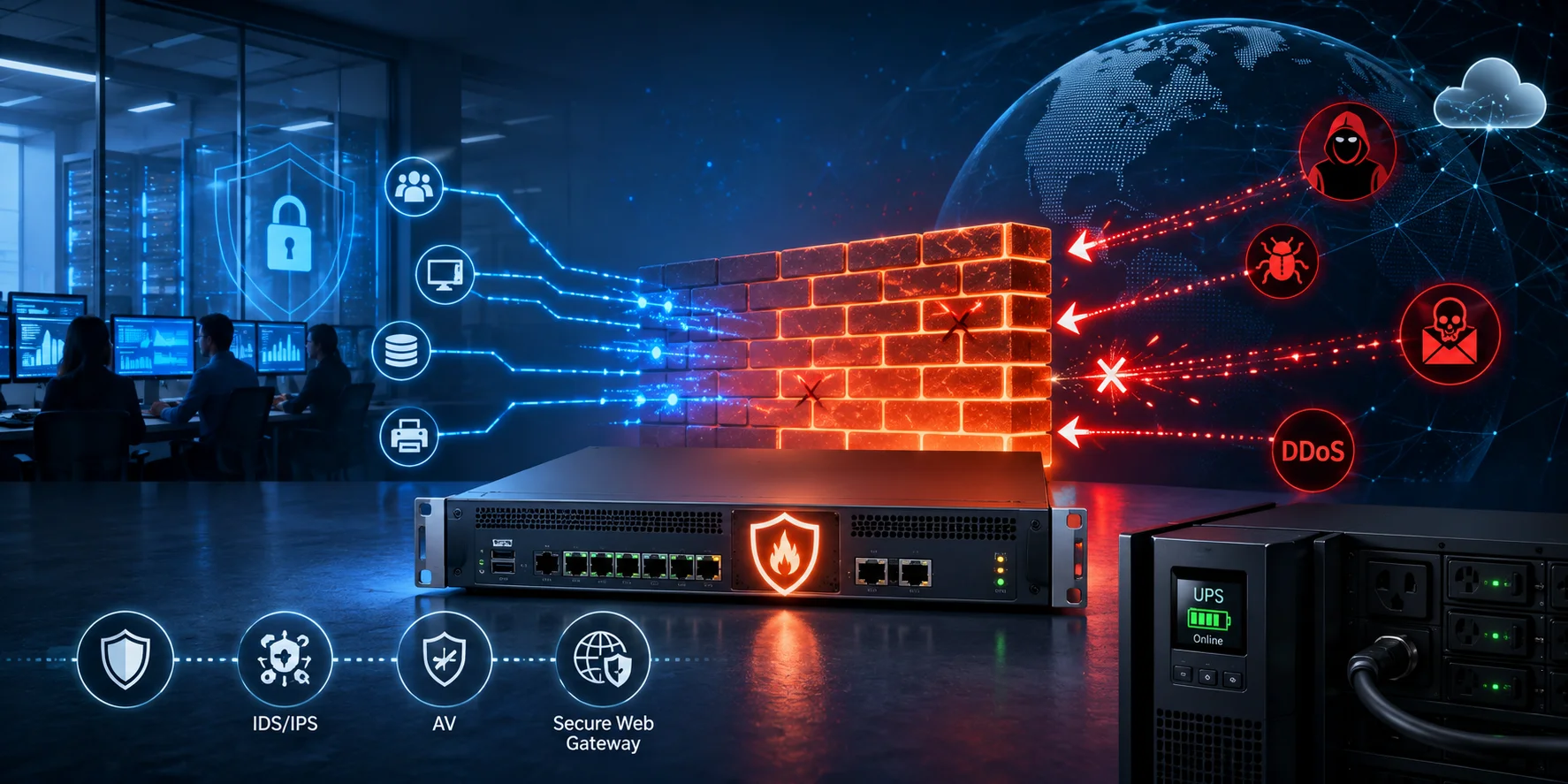 Firewall là gì? Nguyên lý hoạt động và vai trò trong bảo mật mạng