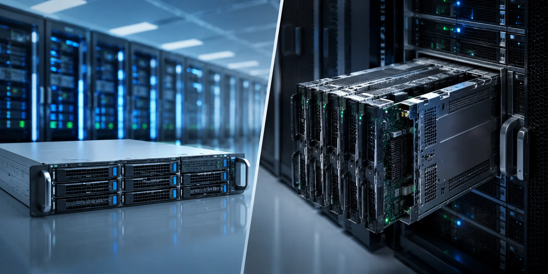 Rack Server và Blade Server là gì ? Nên chọn loại nào ?