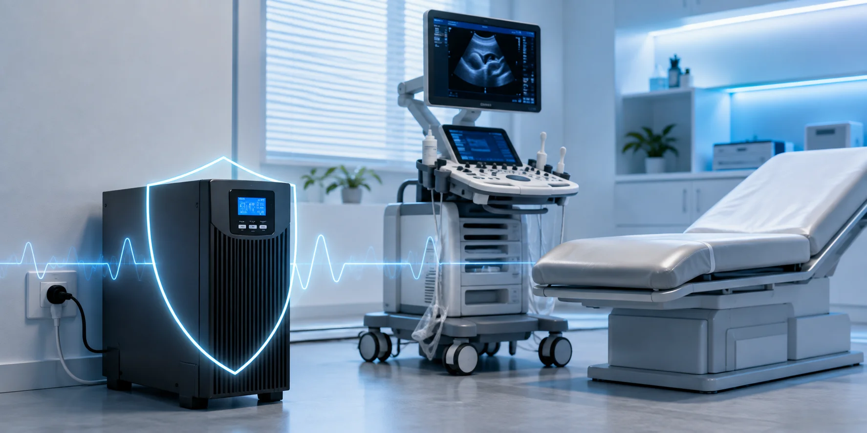 Bộ lưu điện (UPS) cho máy siêu âm: vì sao cần thiết, cách chọn công suất phù hợp