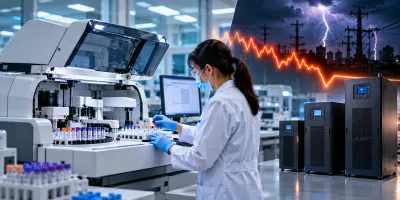 Sụt Áp Trên Máy Phân Tích Sinh Hóa Mindray BS-480: Nguyên Nhân, Rủi Ro Và Giải Pháp UPS Online