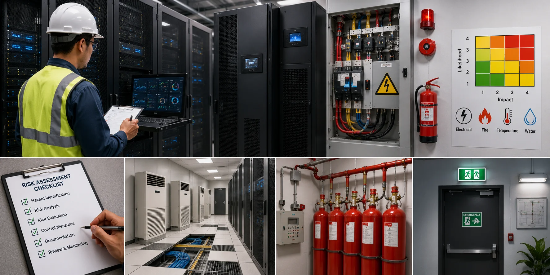 Đánh giá rủi ro an toàn trong phòng máy chủ & Data Center tại Việt Nam: vì sao cần và làm đúng thế nào
