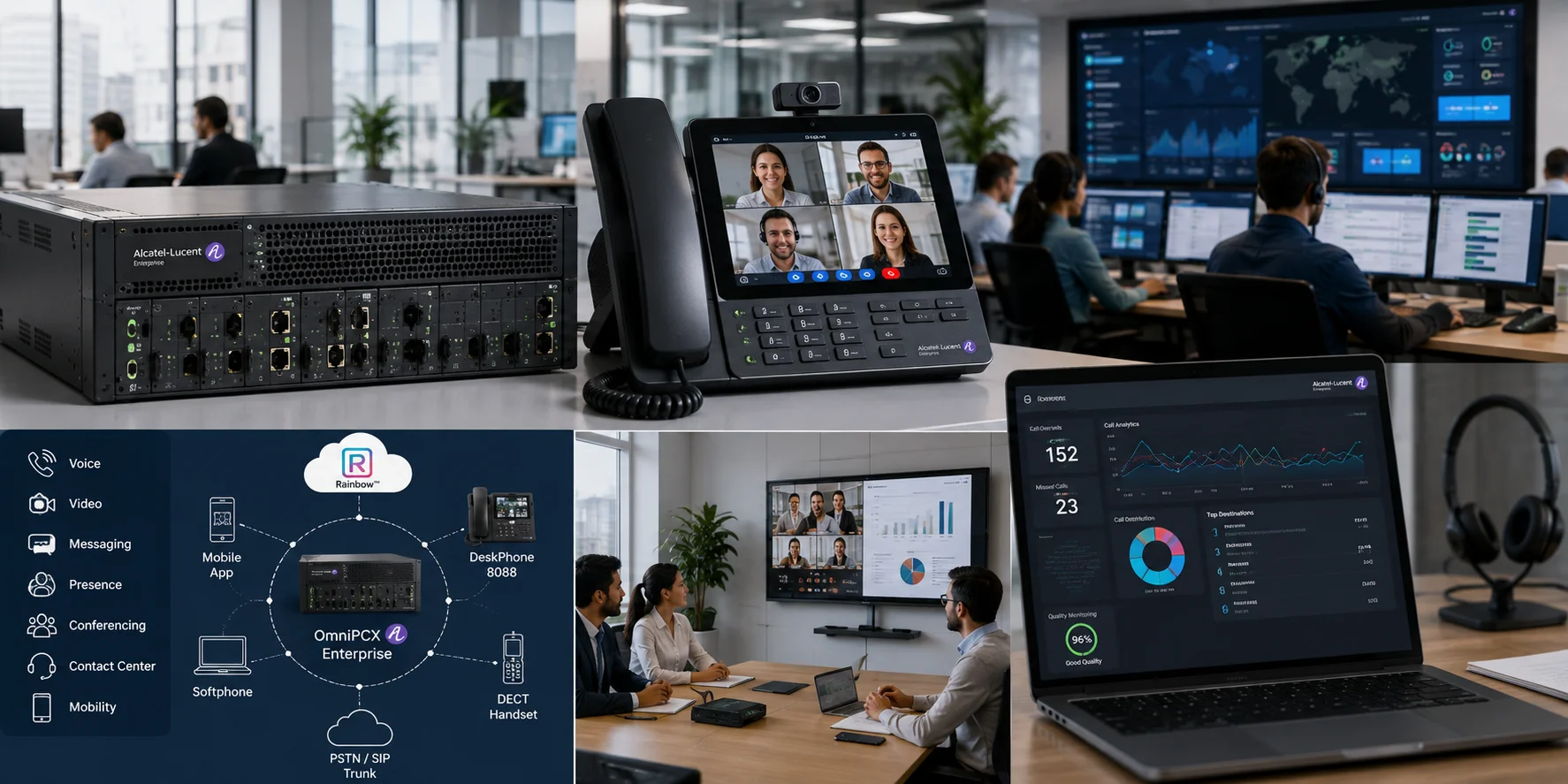 Giải pháp tổng đài doanh nghiệp Alcatel-Lucent (ALE): kết nối liên lạc không giới hạn cho mọi quy mô