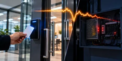 Sụt áp trên hệ thống Access Control/khóa từ: nguyên nhân, rủi ro và giải pháp UPS
