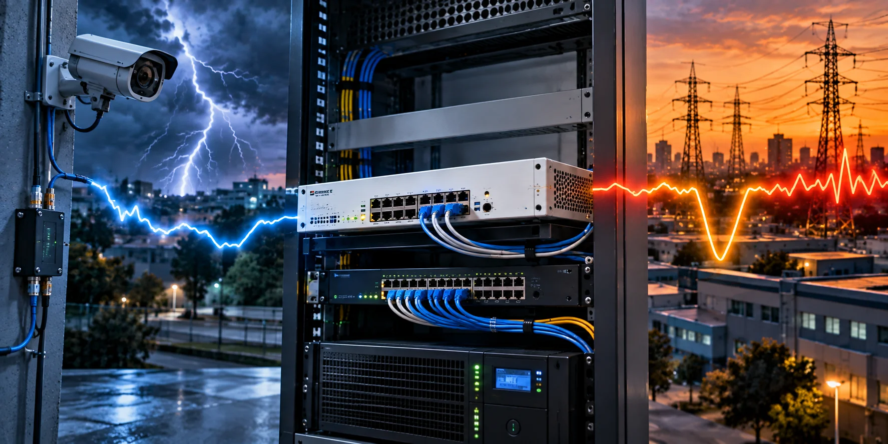 Brownout Và Surge Trên Firewall FortiGate: Phân Biệt Với Voltage Sag Và Cách Chọn Đúng Thiết Bị Bảo Vệ